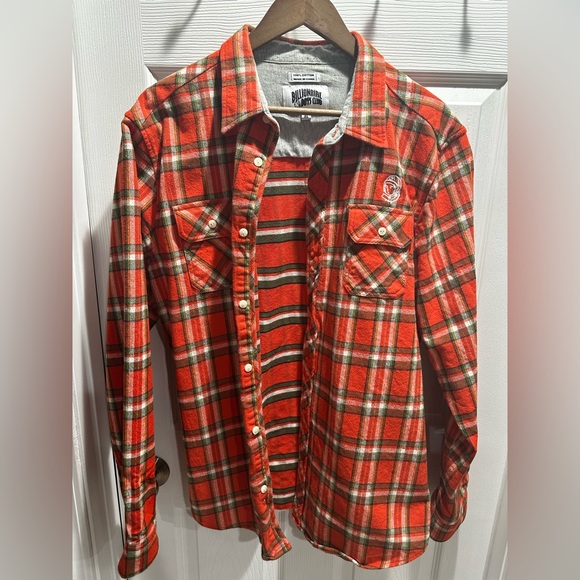 🧥 Billionaire Boys Club Plaid Flannel Shirt – XL - Picture 2 of 9